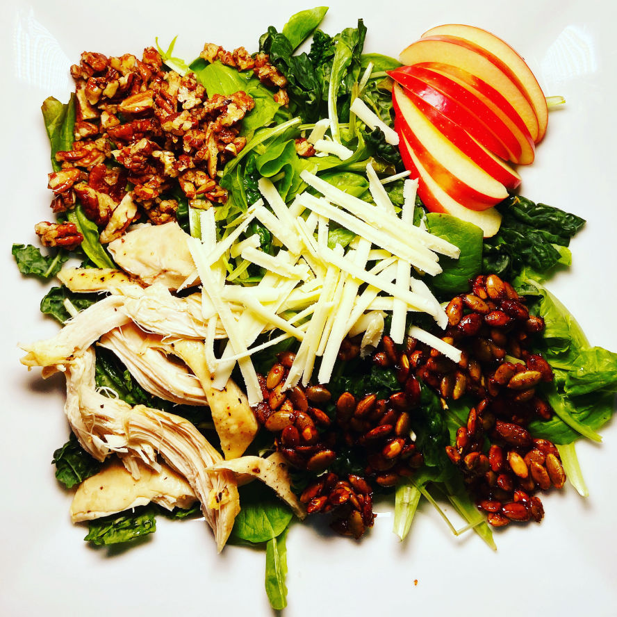 Picture of nutty honeycrisp apple salad