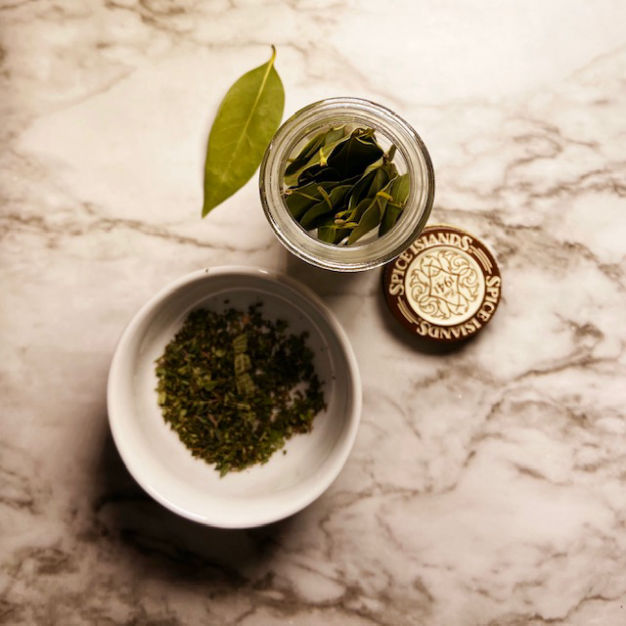 Photo of prepared herbs