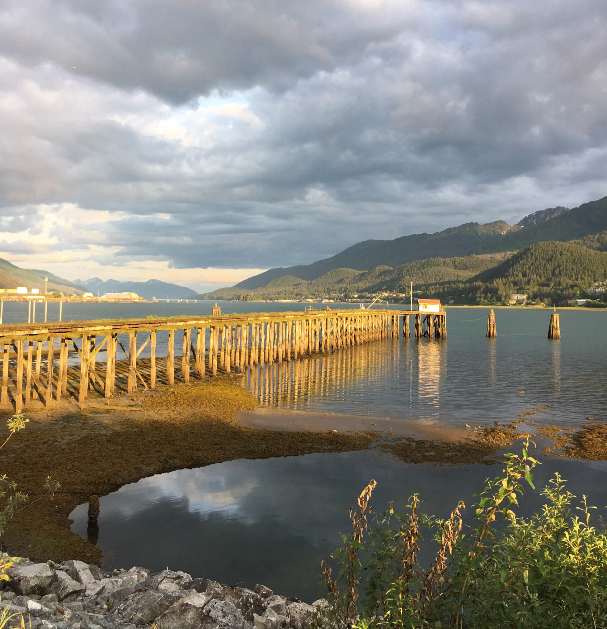 Photo of wharf in Juneau