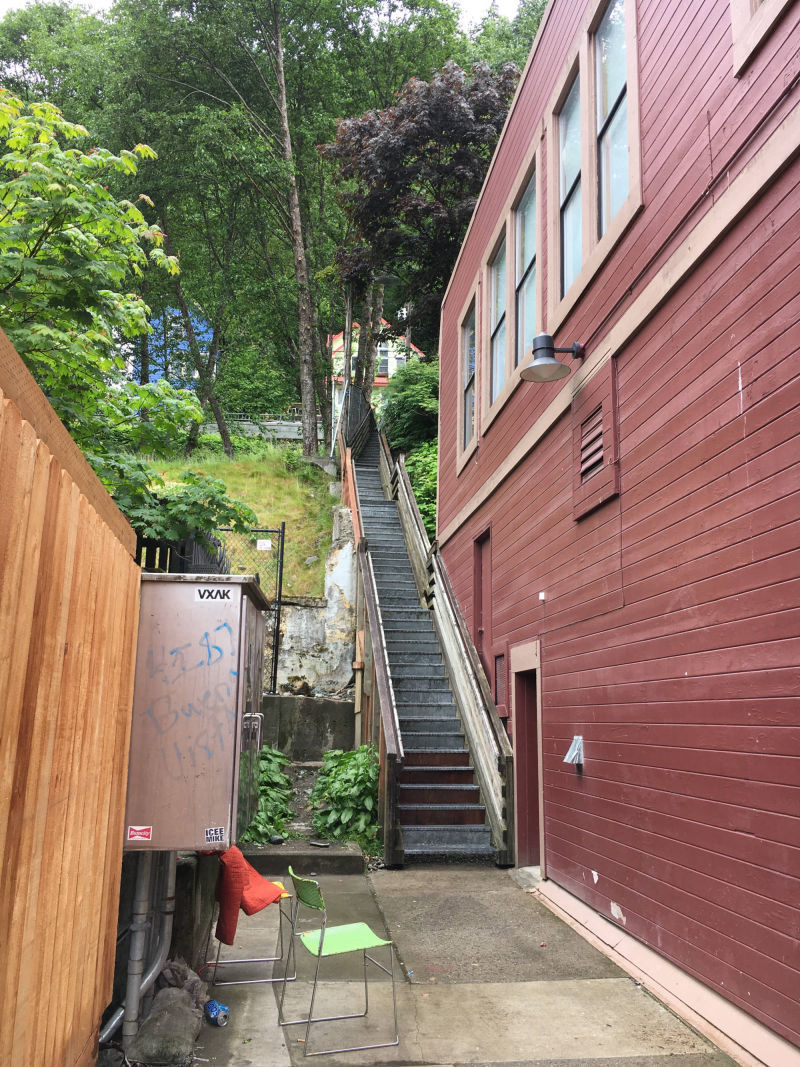 Picture of stairs in Juneau
