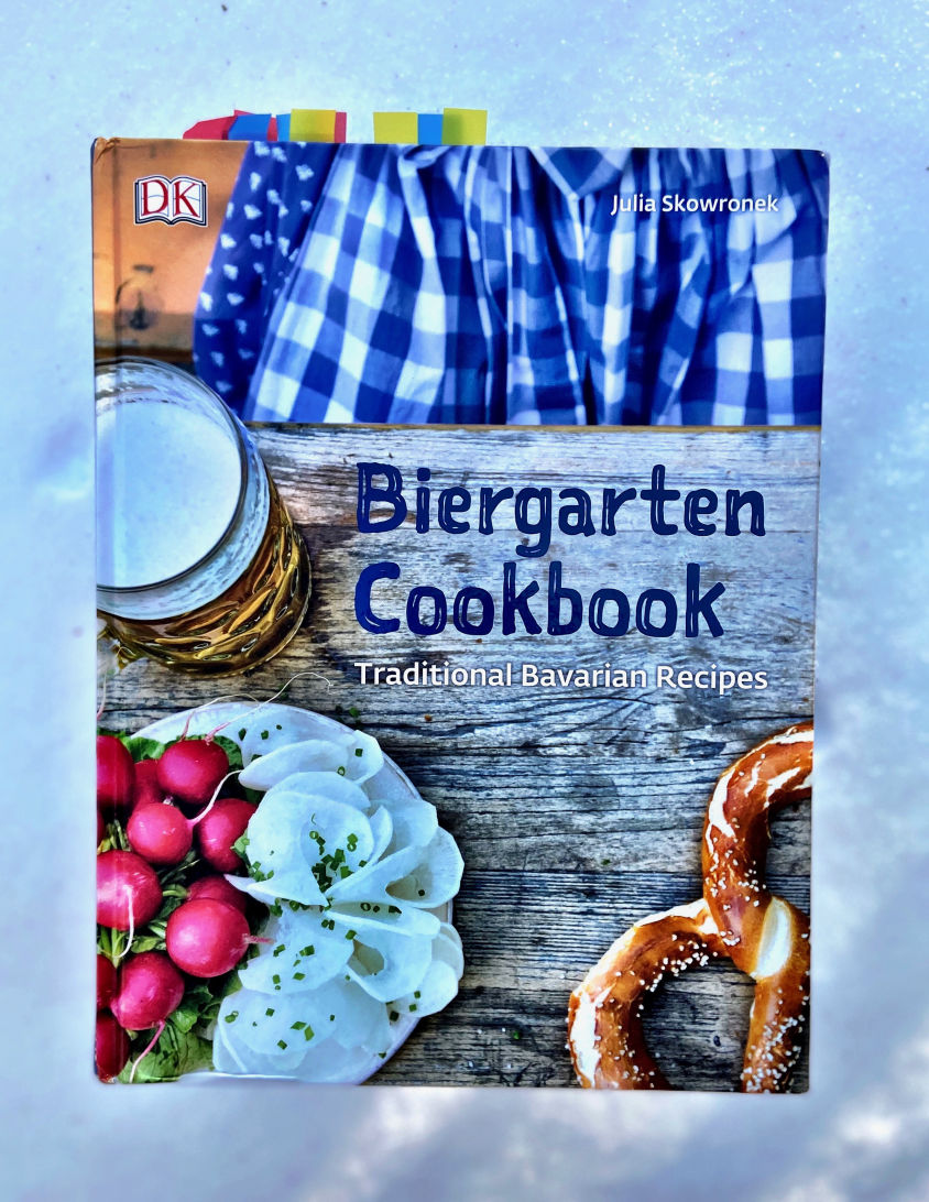 Photo of Biergarten Cookbook on snow