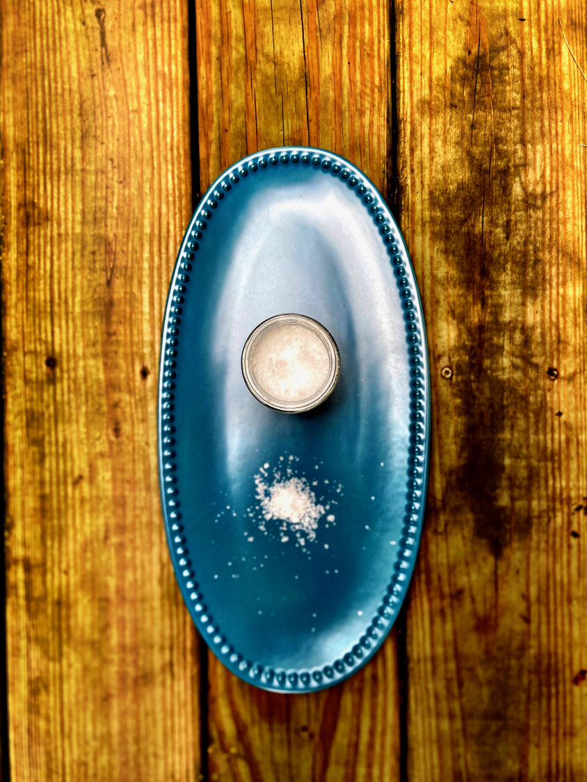 Photo of salt on a plate